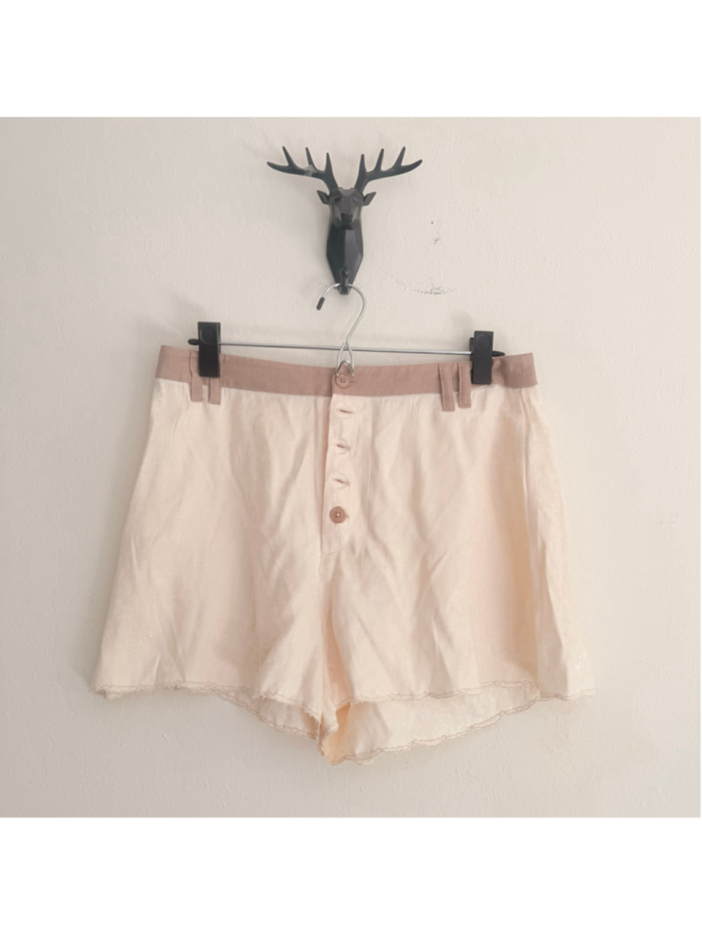Women's Free People High Waist Shorts Size Small Beige Tan NWT